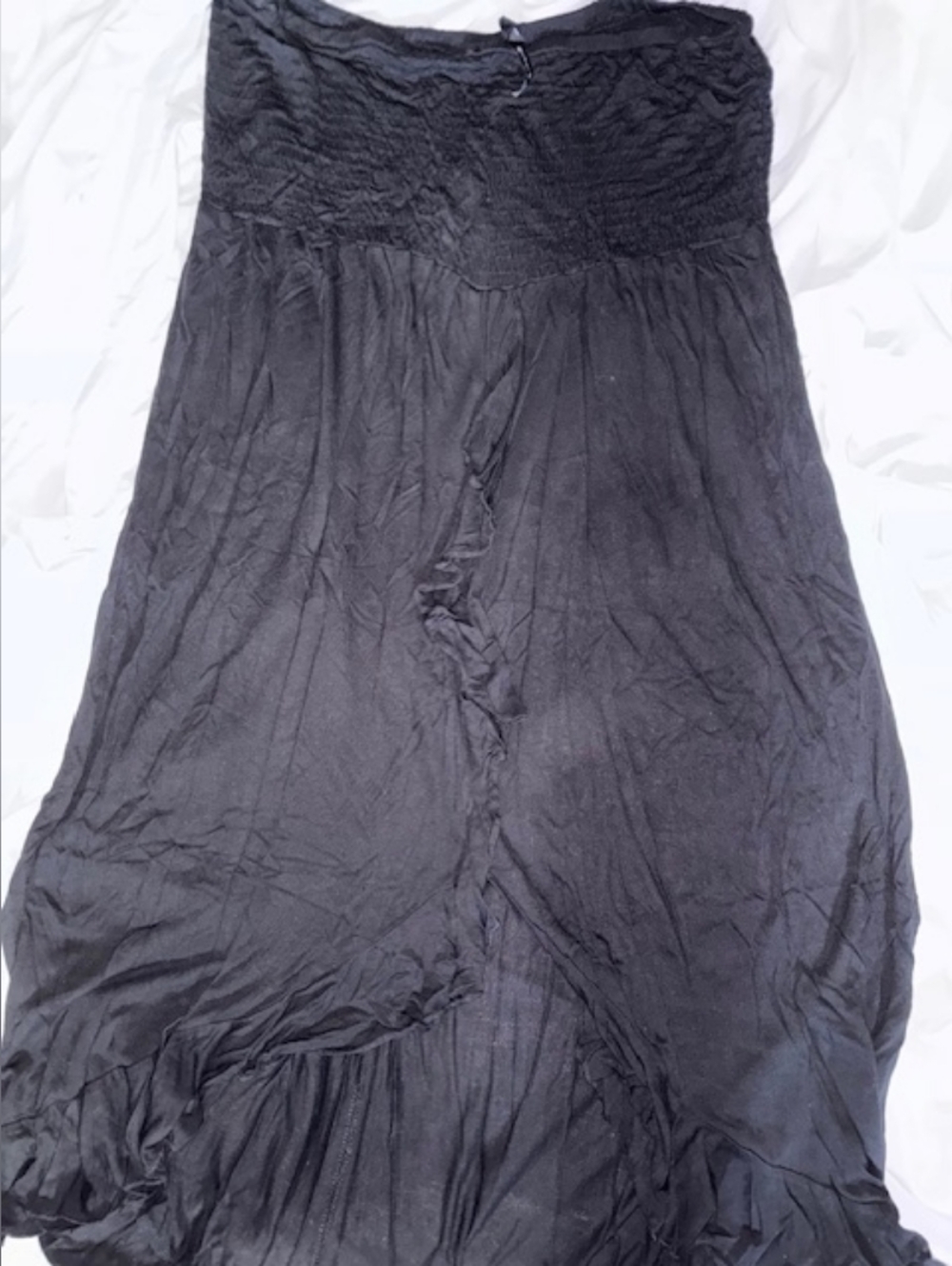 Raviya Black Textured Dress With Underwear